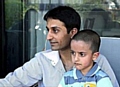 Sahil Saeed with his father, Raja Naqqash Saeed 
