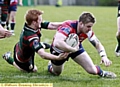 ALEX Thompson (right): on the comeback trail for Roughyeds. 