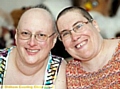 Andrea Walkden (right) shaved her head in support of Tracy Marinelli, who fighting breast cancer 
