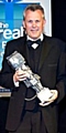 Andrew Illingworth with the award 
