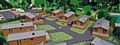 AN ARTIST’s impression of the holiday cabin scheme 
