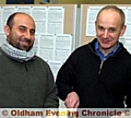 Success: asylum-seeker Taha Ghasemi, pictured with Unitarian Chapel minister Bob Pounder, will be able to stay in the country for three years 
