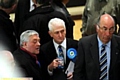 John Hudson (centre), survives to become Mayor next year 
