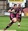 LIAM GILCHRIST: starting to make his presence felt in the Oldham line-up. 