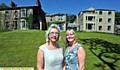 Val Campbell (left) and Christine Tilley outside Stoneswood 