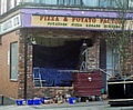 DANGEROUS . . . the work carried out at the Pizza and Potato Factory 