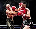 IN THE THICK OF IT . . . Craig Watson (left) clashes with Tomasz Mazurkiewicz. PICTURE: MARK ROBINSON.