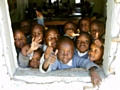 GIVE US A WAVE . . . Hadassah pupils offer a thumbs-up.