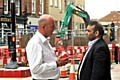 FACING facts: Chronicle editor David Whaley and Councillor Shoab Akhtar 
