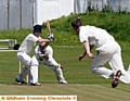 ALAN DUROSE: the Royton skipper’s 28 was in vain. 