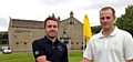 PUT IT THERE: Mark Smith (left) congratulates Andy Earlam.