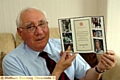 FOR Queen and country: Alan Hughes with his ‘Thank-You’ letter from the Queen. 
