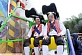 Dave Biggs and Dave Holland of Saddleworth Morris men braved last year’s event 

