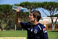 ATHLETIC defender James Tarkowski cools down after a training session in Vilamoura. 