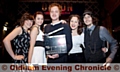 Royton-born film director Adam Lee Hamilton and British Youth Film Academy students at The Printworks, in Manchester, for the premiere of “Henry IV Part 1” 
