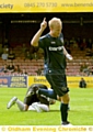 Robbie Simpson — goal celebration at York 
