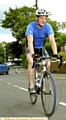 IN training: Chris puts in the miles. 
