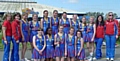 ALL SMILES: Oldham Netball Club under-14s celebrate their victory. 
