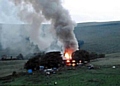 THE fire at Higher Castleshaw Farm 