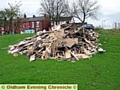 THE dumped wood on Keb Lane that resulted in a record fine 