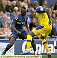 Jordan Slew (left) impressed against Sheffield Wednesday. 
