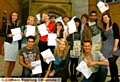 Oldham Sixth Form College students celebrate their fantastic results 
