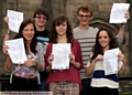 FAB five: (back, from left) Andrew Walford and Jonathan Beilby. Front: Rebecca Cavanagh, Sarah Berry and Alannah Madden 

