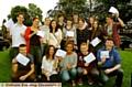 Students from Crompton House celebrate their fantastic results 