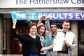 Hathershaw's fab four (l-r): Hannah Lowe, Olivia Flint, Juyel Ahmed and Joshua Charters. 
