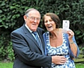 Lottery winners Fred and Maureen Holt. 
