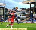 HELP REQUIRED . . . Athletic striker Robbie Simpson is unlikely to be asked to plough a lone furrow up front again. 