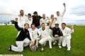 PARTY TIME: Heyside celebrate Tanner Cup final glory. 