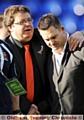 BEST OF FRIENDS . . . Chris Hamilton (left) and Tony Benson. 