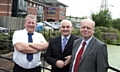 PROJECTS manager Gary McDermott (left), Peter Mattimore (centre) and Chris Snow 


