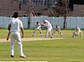 Simon Wright punishes the Werneth bowling as Crompton register a match-winning 183 for nine. Picture: GARETH LOWE.