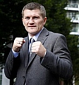 ON THE WAY BACK: Ricky Hatton at the announcement he will return to the ring. 
