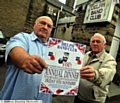 DIVIDED: Club trustee, Bob Rodgers (left), and Alan Kershaw, Delph Band Club’s general secretary, say they will be hosting their event as usual 
