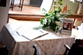 TRIBUTE . . . the book of condolence for murdered police officers Nicola Hughes and Fiona Bone. 