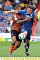 UNDER STARTER’S ORDERS . . . Jose Baxter may be given the nod by Latics boss Paul Dickov on Saturday. 