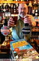 CHEERS . . . Keef Lawrence’s pub hs made it into the Good Beer Guide 

