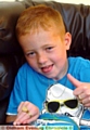 COMING on leaps and bounds: brave Adam 
