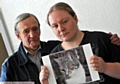 DEVASTATED . . . Raymond Punchard with granddaughter Louise 

