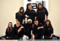 EARL Dance Group, back from left, Nicole Brown, Jessica Bowles and Jodylee Cowen and front from left, Saskia Gibson, Lewis Saunders, instructor Yolanda Blades, Adam Green and Tracy Johnson 
