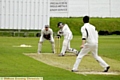 THAT’S OUT . . . Royton’s Craig Joy swings and misses at Heywood’s Joe Lovell and is subsequently stumped by Danny Pawson duing the local team’s nine-wicket defeat at the Paddock. 
