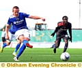Adam Rooney takes the penalty.