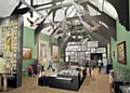 AN artist’s impression of the heritage centre from inside 
