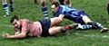 Josh Watson scores for Oldham. 