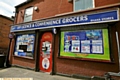Ramesh Bhana’s store in Ashton Road where raiders brandished knives before being driven off by a shutter pole 
