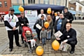GETTING the message across - the Action Oldham team 
