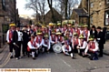 Saddleworth Morris Men at the start of their 40th anniversary tour. Picture: ANTHONY MILLER 
